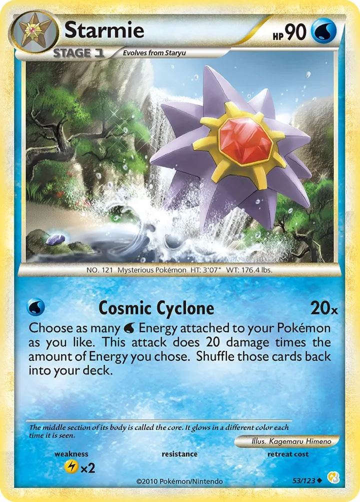 Starmie, HeartGold & SoulSilver 53/123