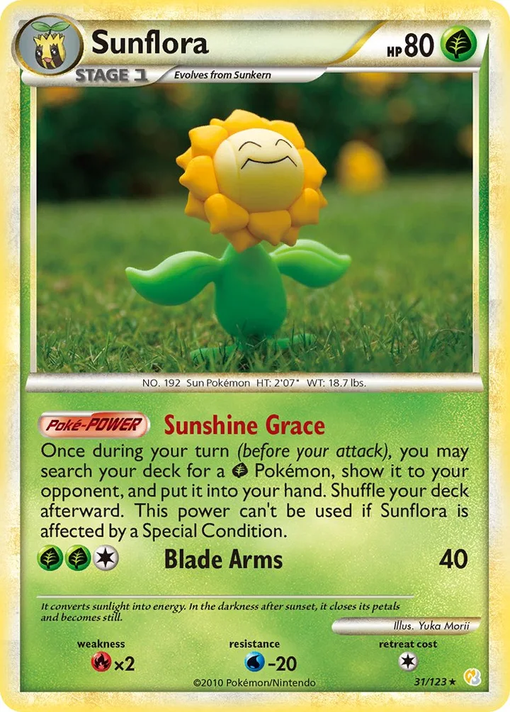 Sunflora, HeartGold & SoulSilver 31/123
