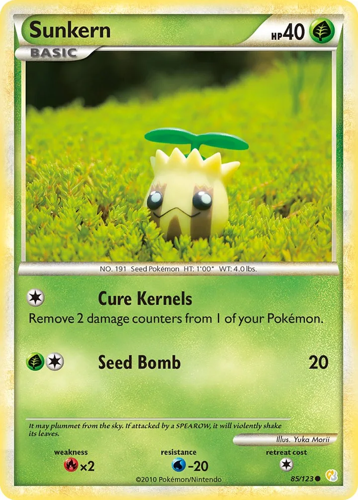 Sunkern, HeartGold & SoulSilver 85/123