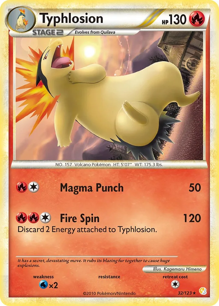 Typhlosion, HeartGold & SoulSilver 32/123