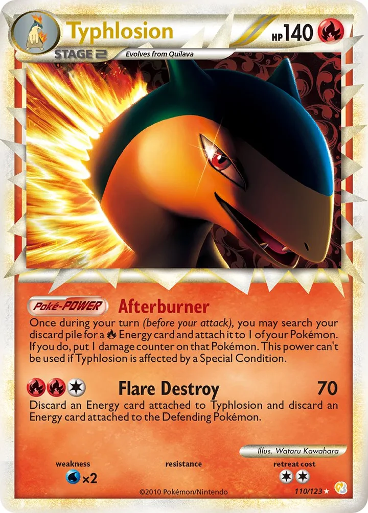 Typhlosion, HeartGold & SoulSilver 110/123