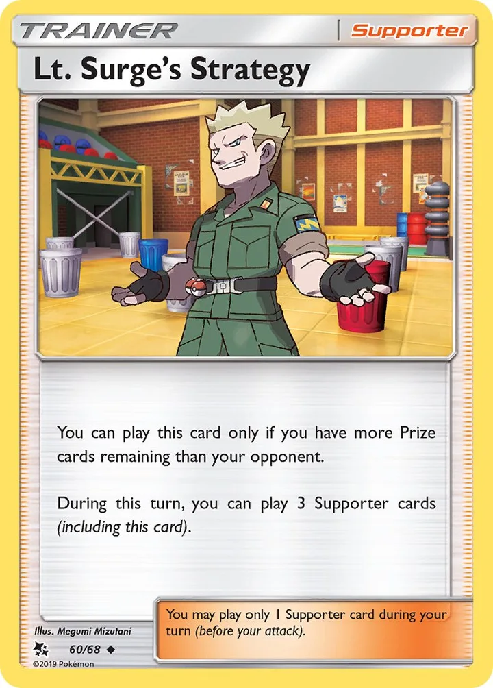 Lt. Surge’s Strategy, Hidden Fates 60/68