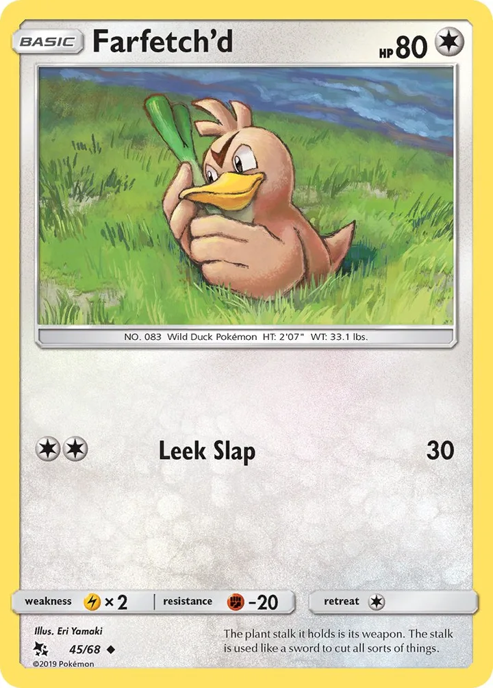 Farfetch’d, Hidden Fates 45/68