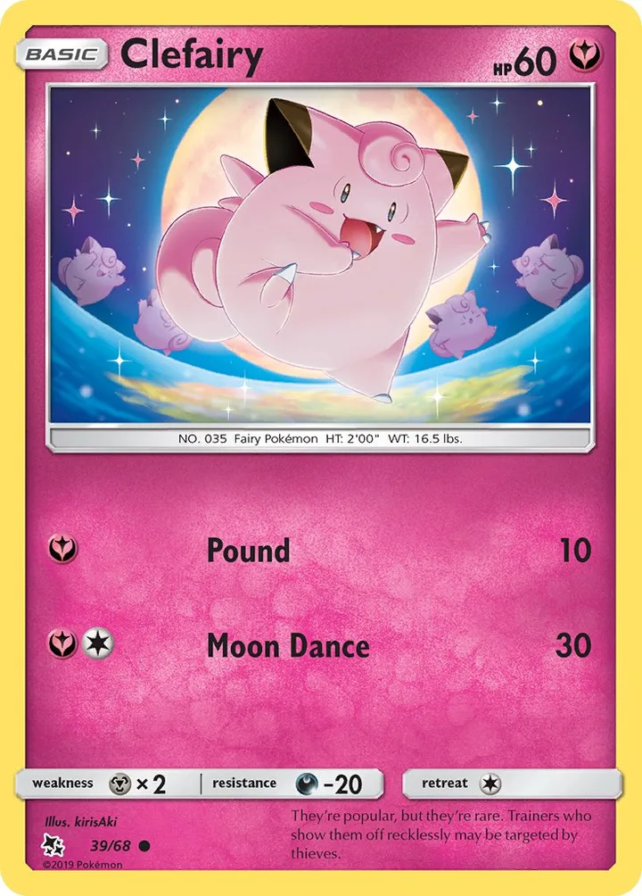 Clefairy, Hidden Fates 39/68