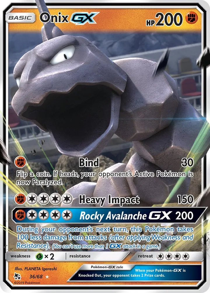 Onix-GX, Hidden Fates 36/68