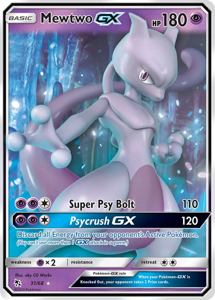 Mewtwo-GX, Hidden Fates 31/68