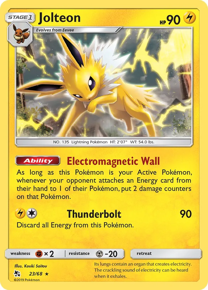 Jolteon, Hidden Fates 23/68
