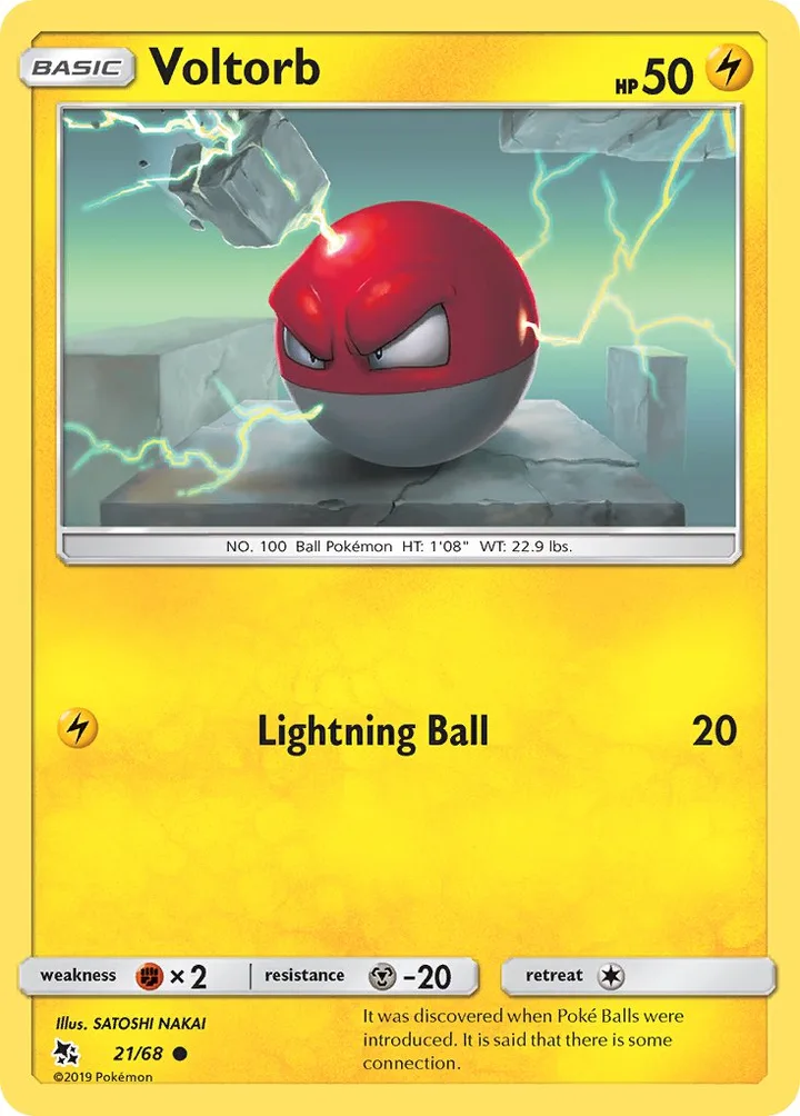 Voltorb, Hidden Fates 21/68
