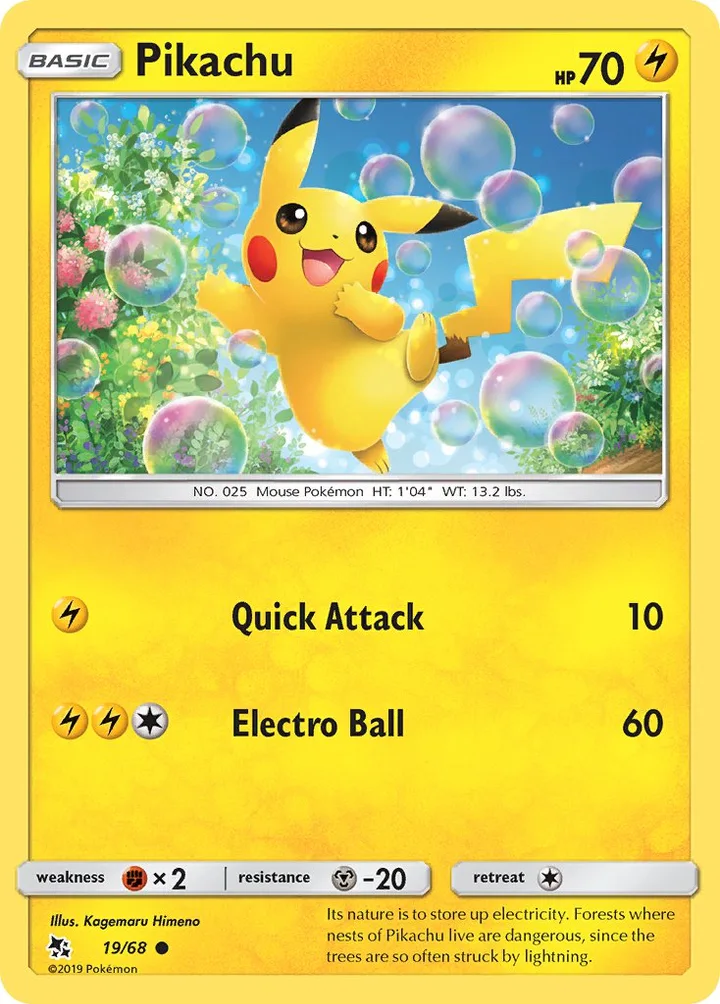 Pikachu, Hidden Fates 19/68