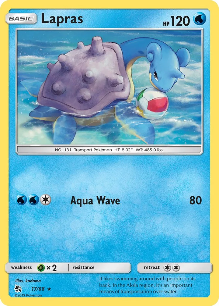 Lapras, Hidden Fates 17/68