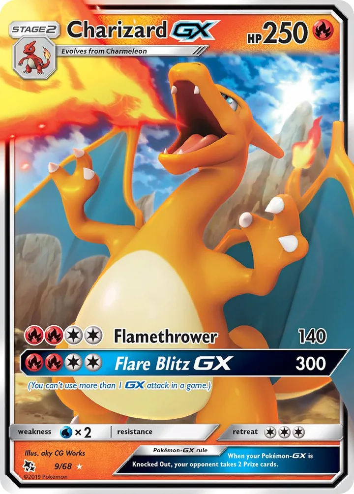 Charizard-GX, Hidden Fates 9/68