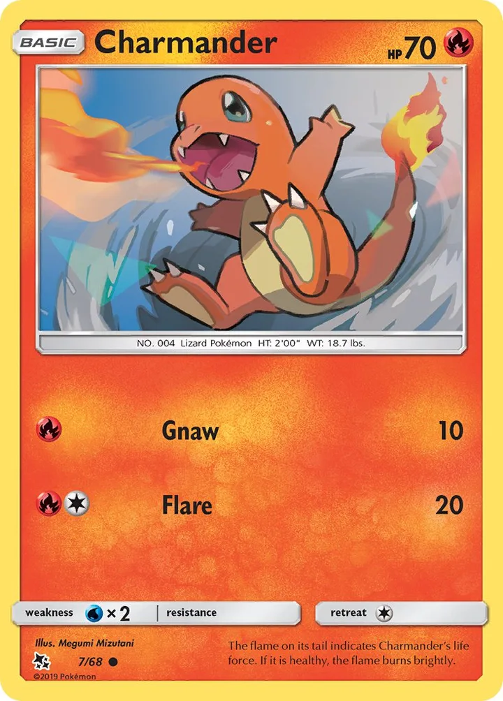 Charmander, Hidden Fates 7/68