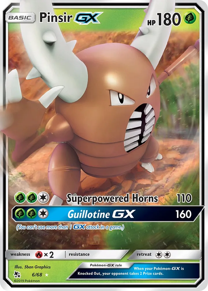 Pinsir-GX, Hidden Fates 6/68