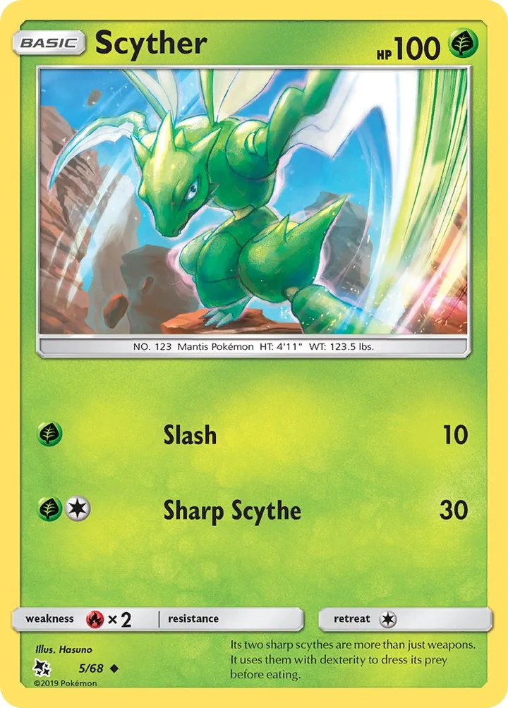 Scyther, Hidden Fates 5/68