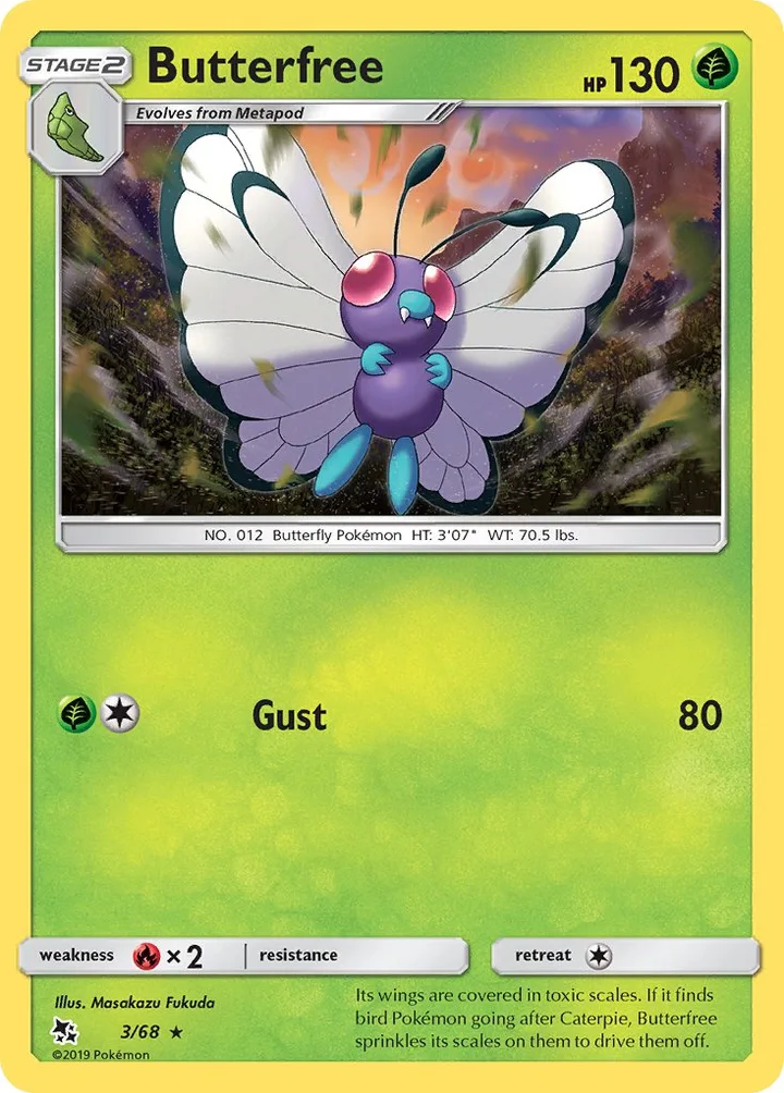Butterfree, Hidden Fates 3/68