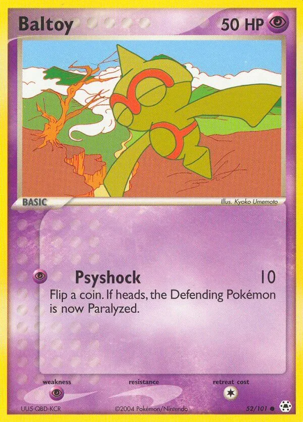 Baltoy, Hidden Legends 52/101