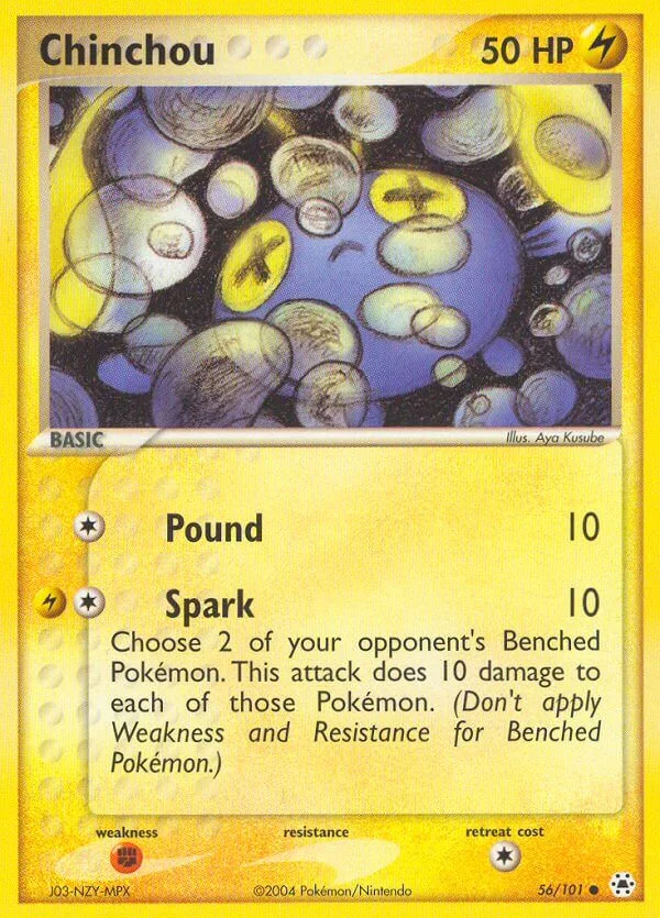 Chinchou, Hidden Legends 56/101