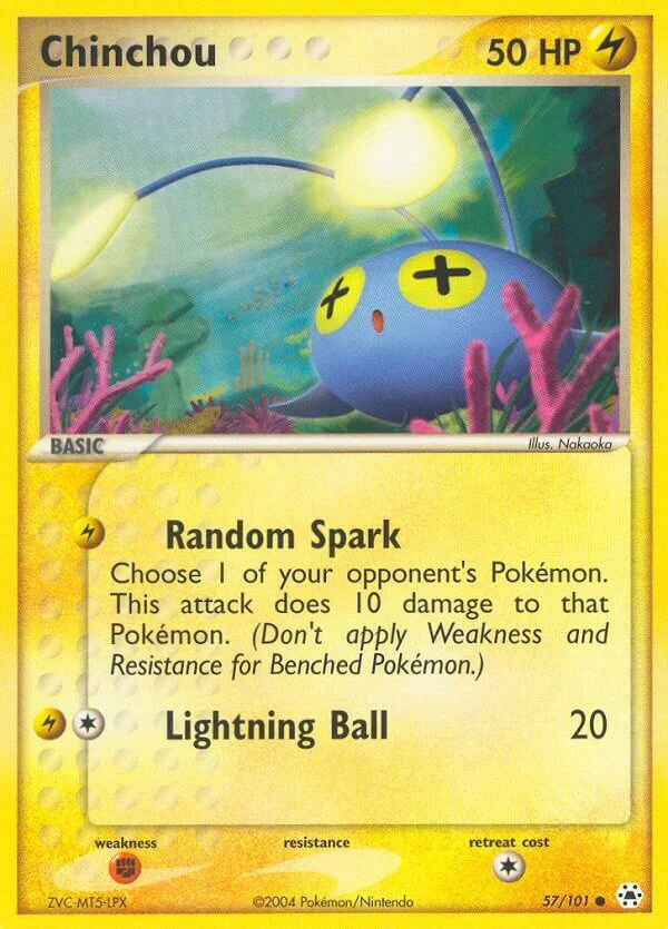 Chinchou, Hidden Legends 57/101