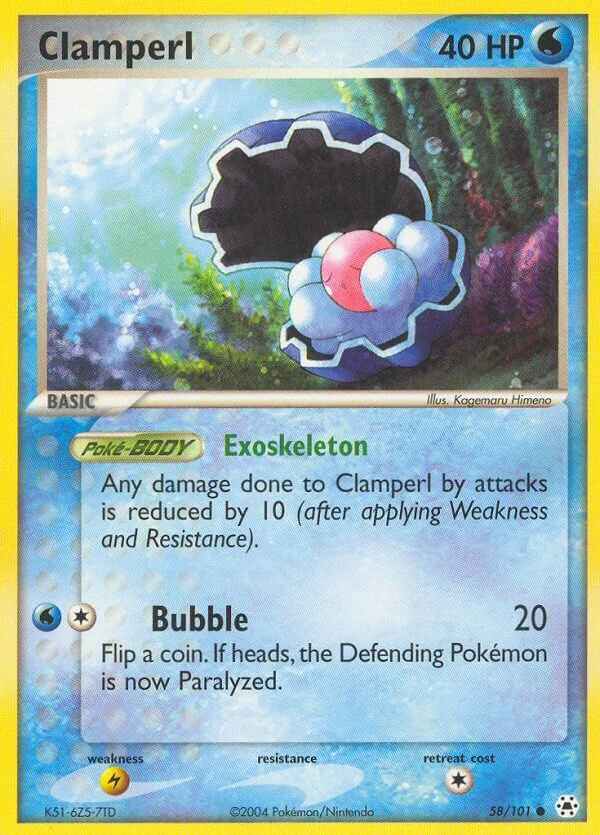 Clamperl, Hidden Legends 58/101