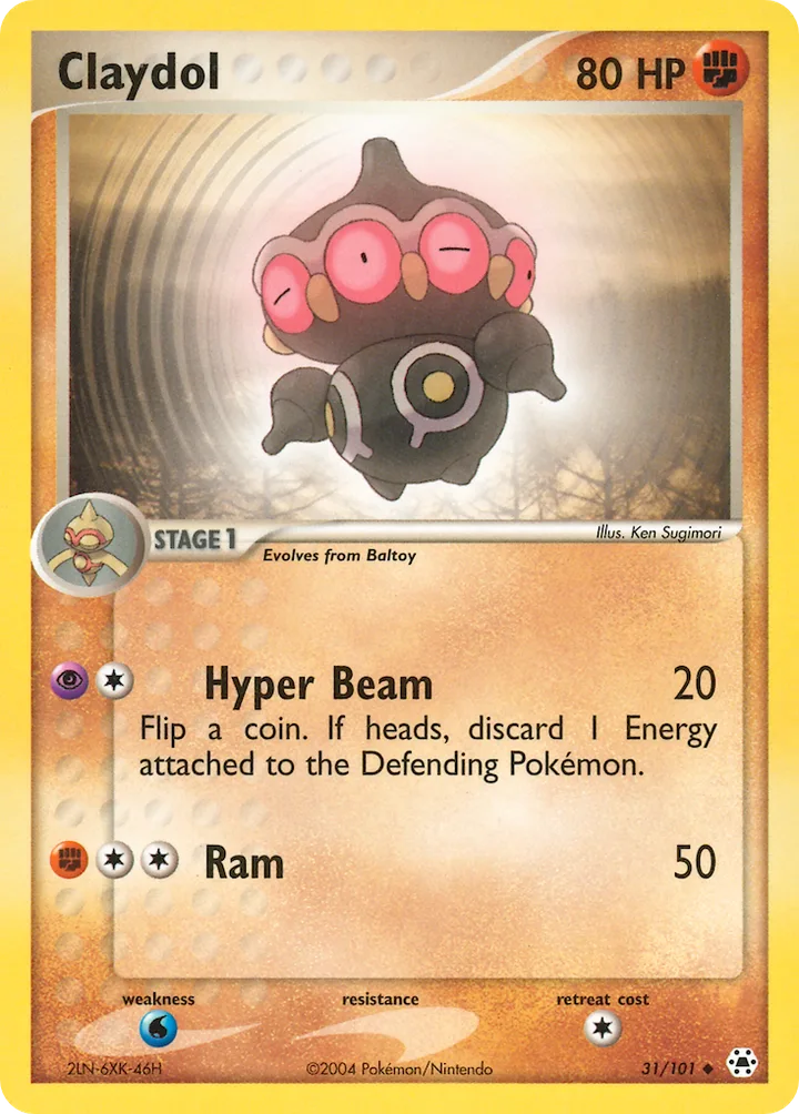 Claydol, Hidden Legends 31/101