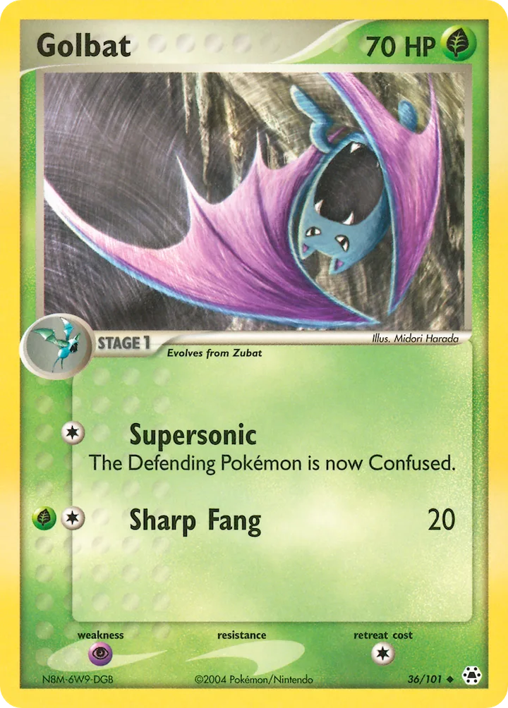 Golbat, Hidden Legends 36/101
