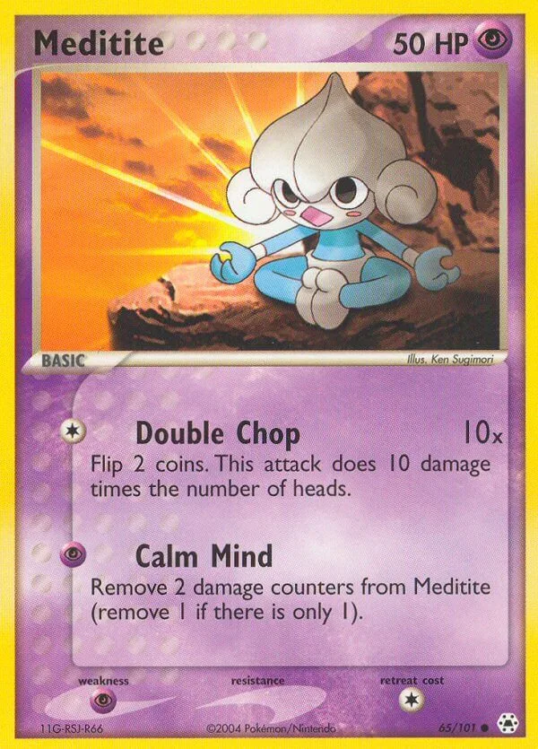 Meditite, Hidden Legends 65/101