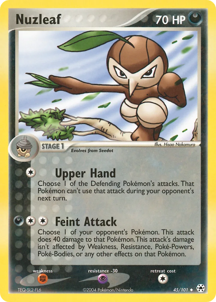 Nuzleaf, Hidden Legends 45/101
