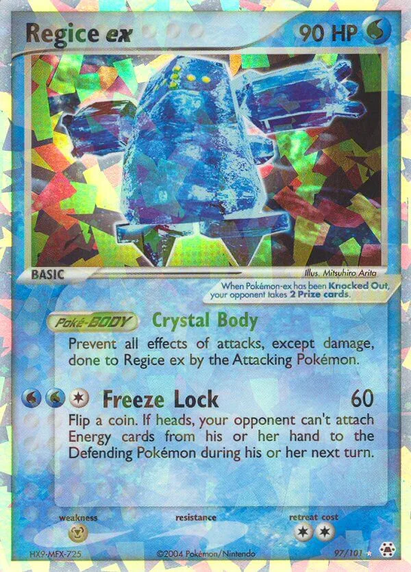 Regice ex, Hidden Legends 97/101