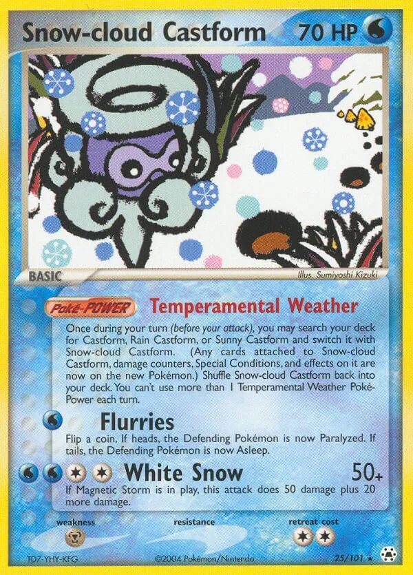 Snow-cloud Castform, Hidden Legends 25/101