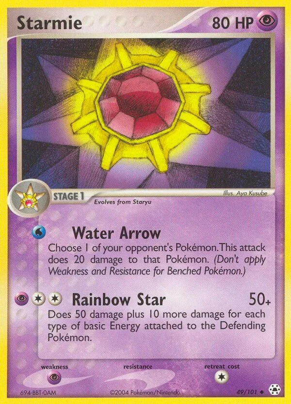 Starmie, Hidden Legends 49/101