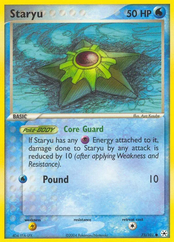 Staryu, Hidden Legends 75/101
