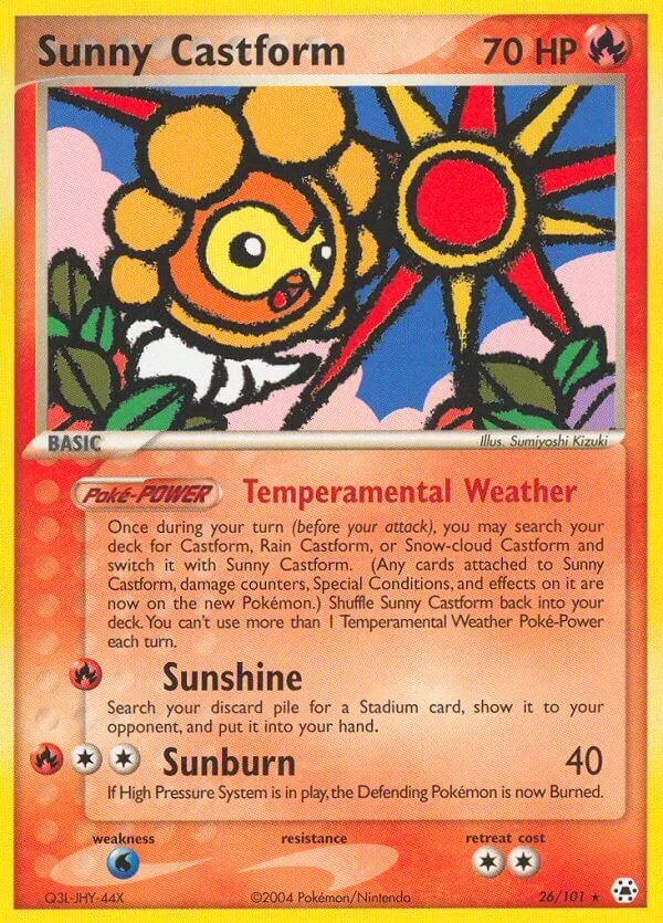 Sunny Castform, Hidden Legends 26/101