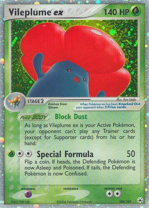 Vileplume ex, Hidden Legends 100/101