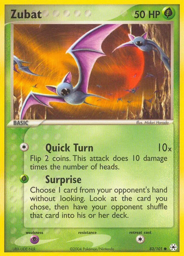 Zubat, Hidden Legends 83/101