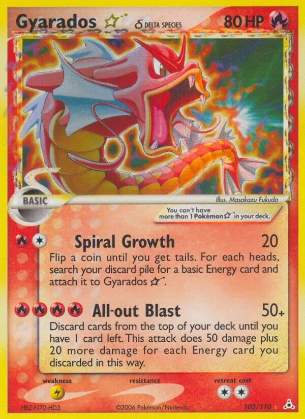 Gyarados Star, Holon Phantoms 102/110