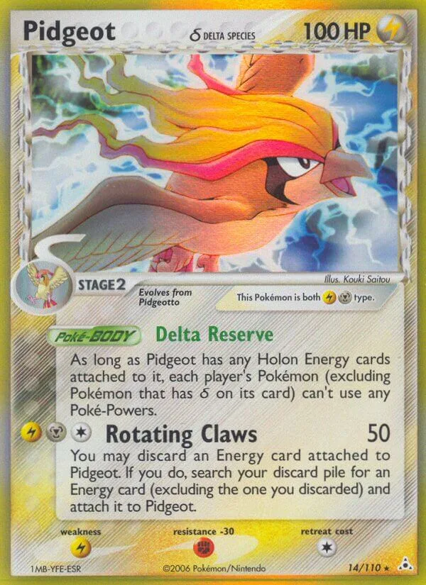 Pidgeot, Holon Phantoms 14/110