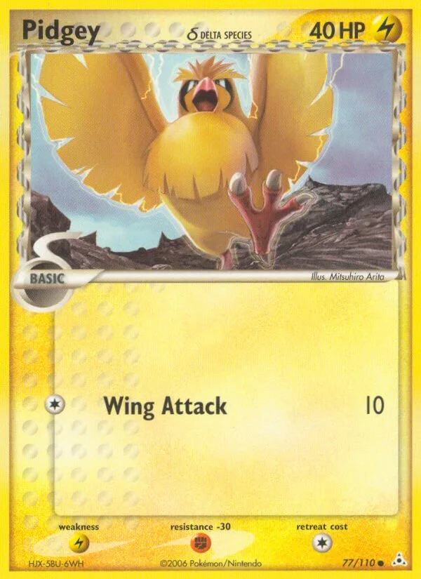 Pidgey, Holon Phantoms 77/110
