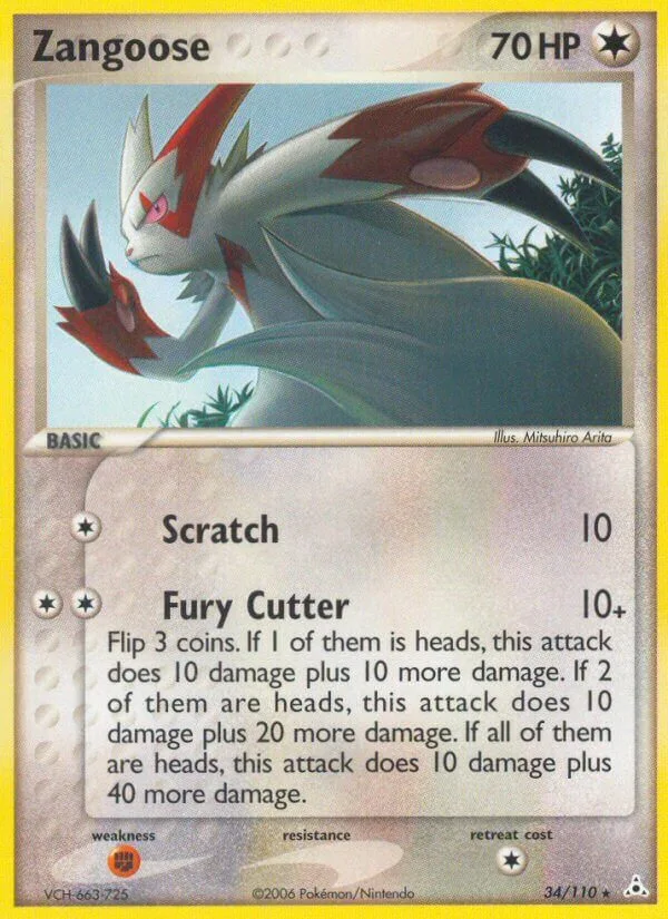 Zangoose, Holon Phantoms 34/110