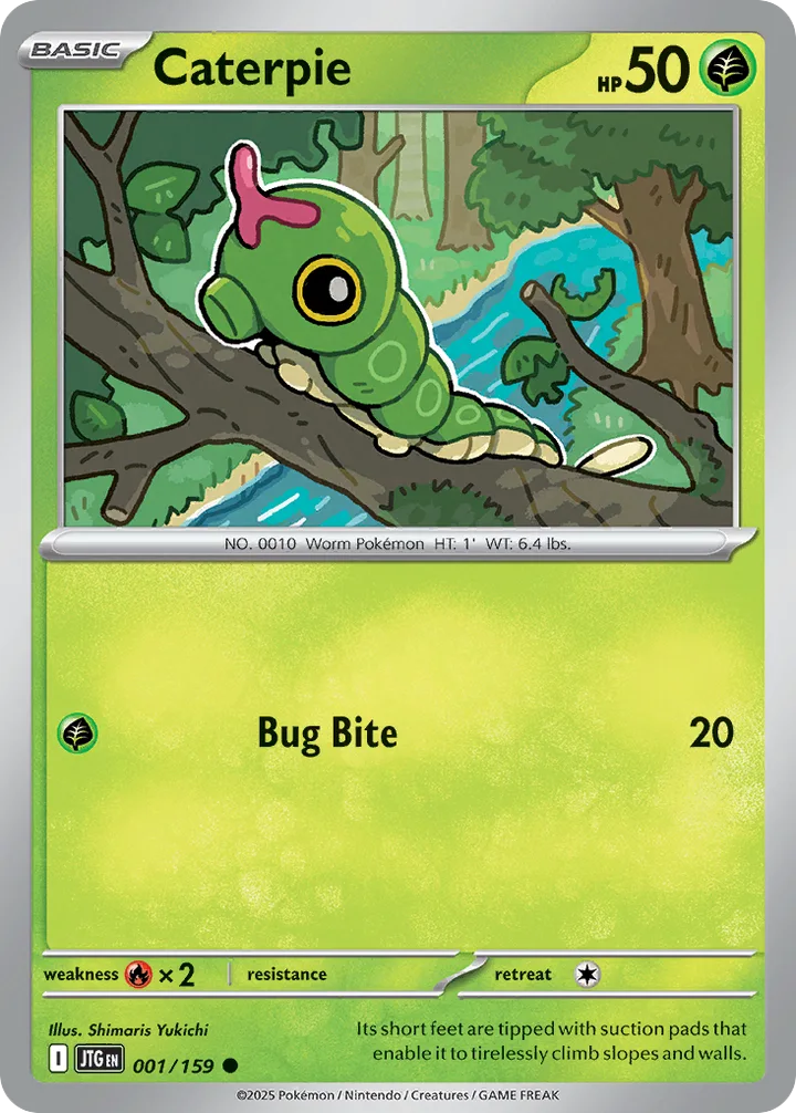 Caterpie, Journey Together 001/159
