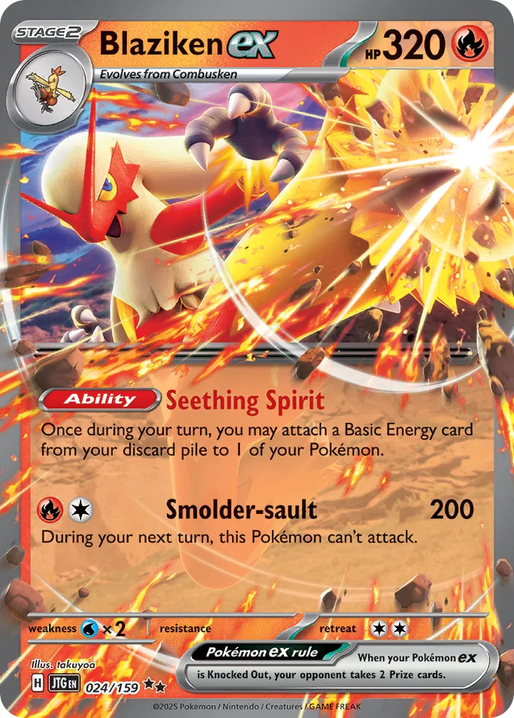 Blaziken ex, Journey Together 024/159