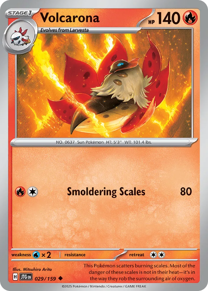 Volcarona, Journey Together 029/159