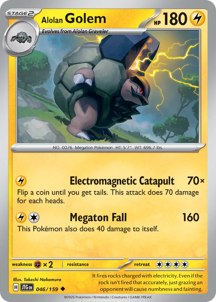 Alolan Golem, Journey Together 046/159