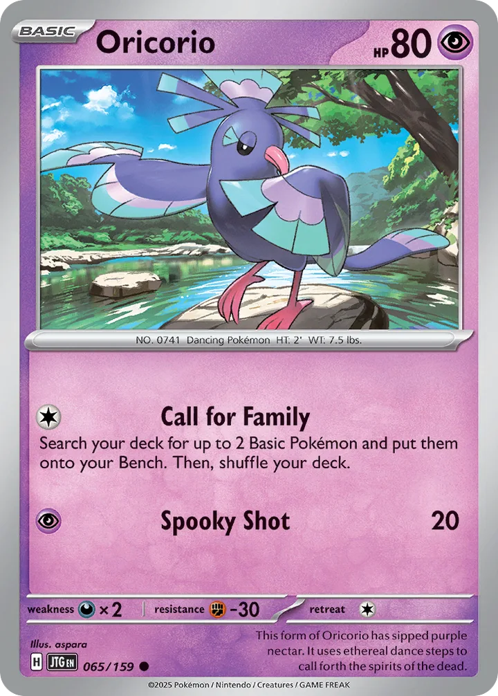 Oricorio, Journey Together 065/159