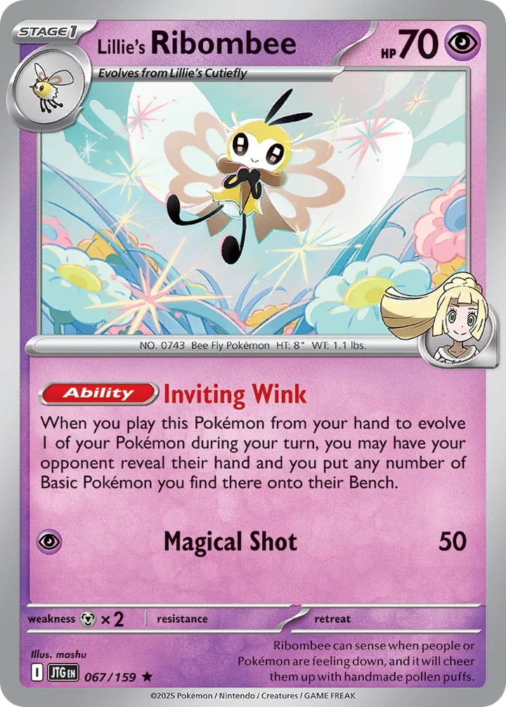 Lillie’s Ribombee, Journey Together 067/159