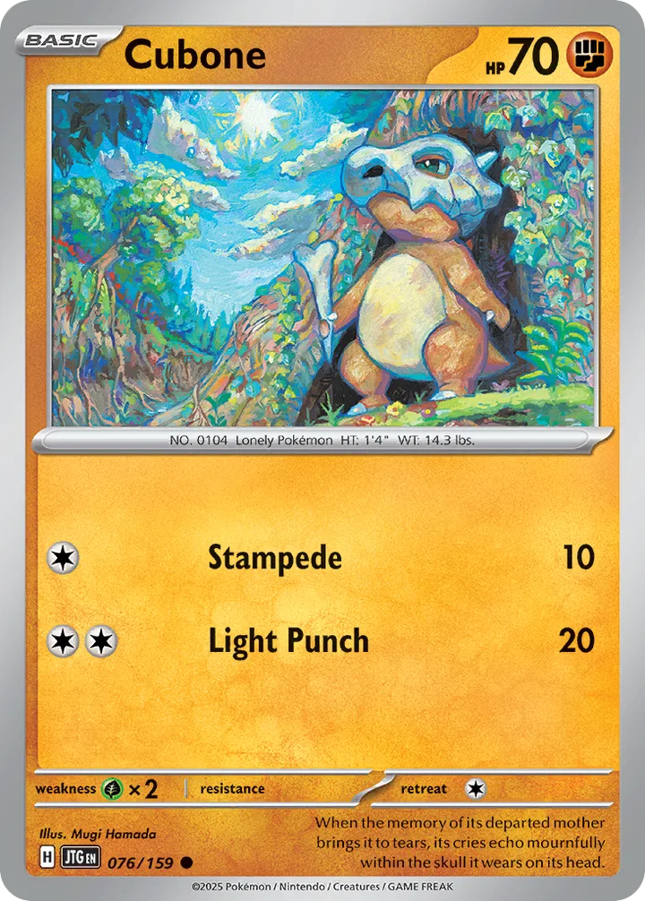 Cubone, Journey Together 076/159