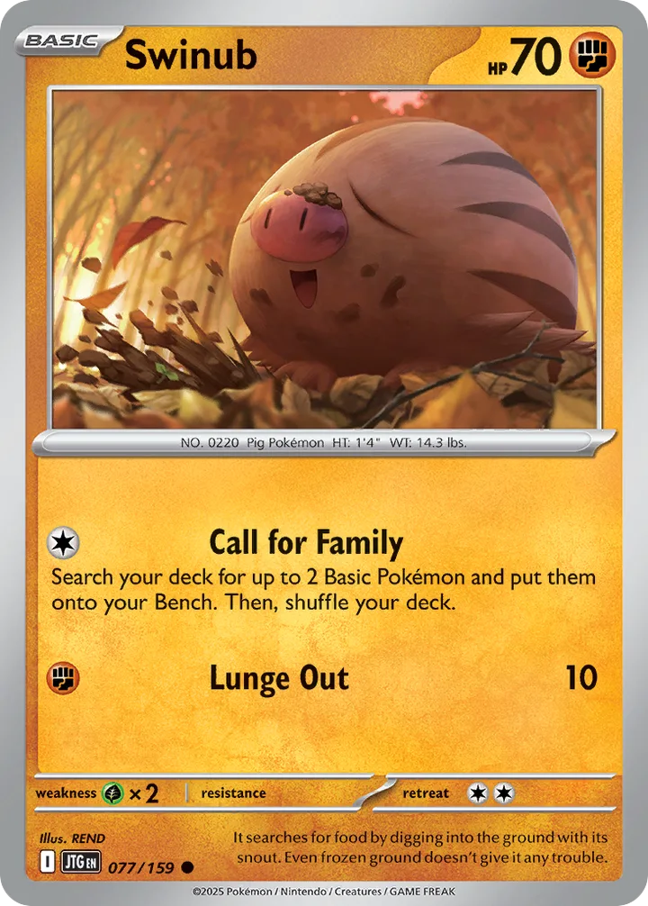 Swinub, Journey Together 077/159
