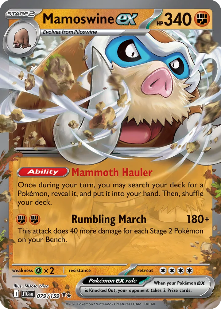 Mamoswine ex, Journey Together 079/159