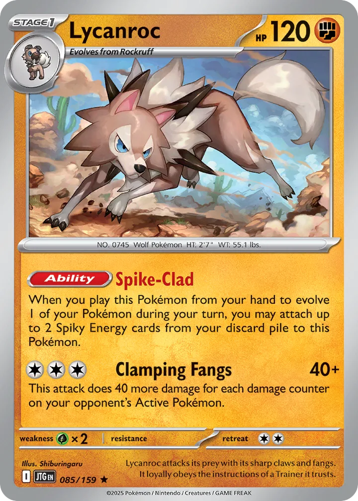 Lycanroc, Journey Together 085/159