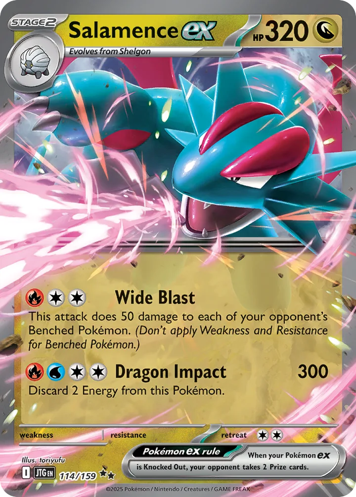 Salamence ex, Journey Together 114/159
