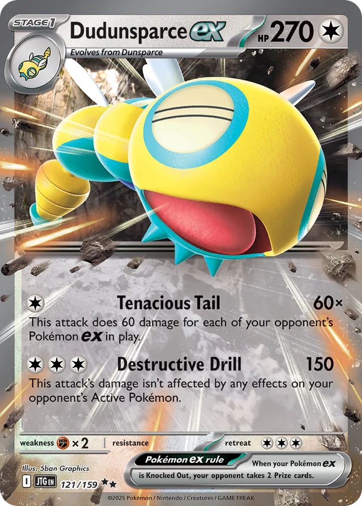 Dudunsparce ex, Journey Together 121/159